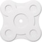 Ekena Millwork Luna Architectural Grade PVC Contemporary Ceiling Medallion, 36"OD x 3"ID x 12 1/2"C x 1"P CMP36LA-03000 - alternate 1